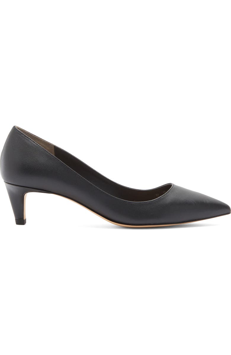 Stuart Weitzman Dancer Kitten Heel Pump, Alternate, color, Black