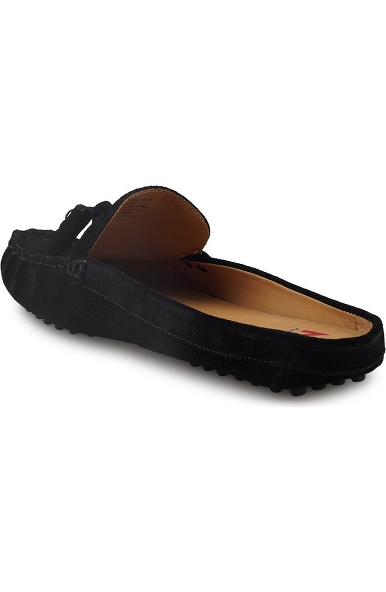 National Comfort Tal Tassel Mule, Alternate, color, Black Suede