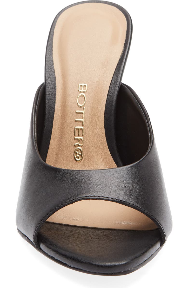 Bottero Peeptoe Slide Sandal, Alternate, color, Preto