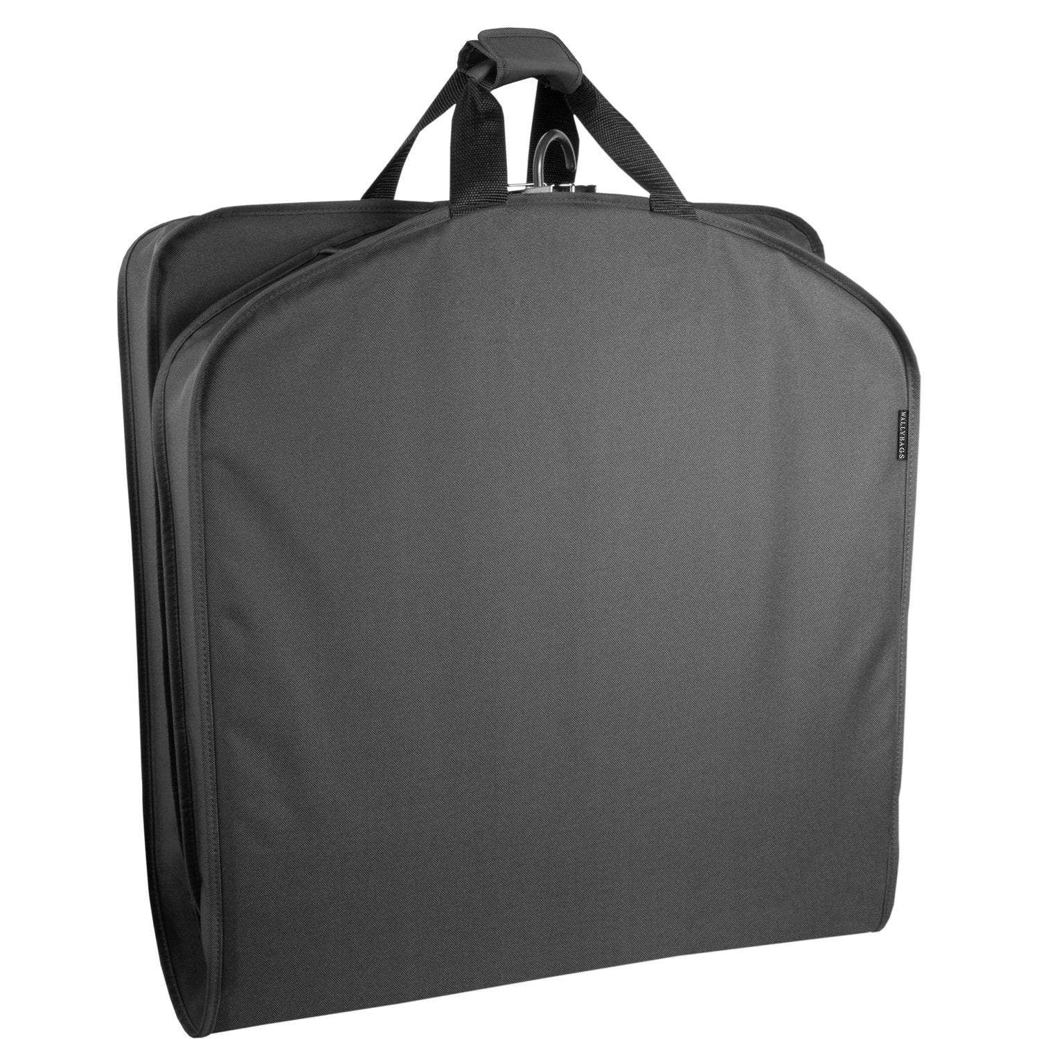 Wallybags 40" Deluxe Travel Garment Bag, Black, Main, color, Black
