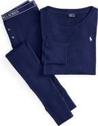 Polo Ralph Lauren Stretch Organic Cotton
Modal Long Pajamas