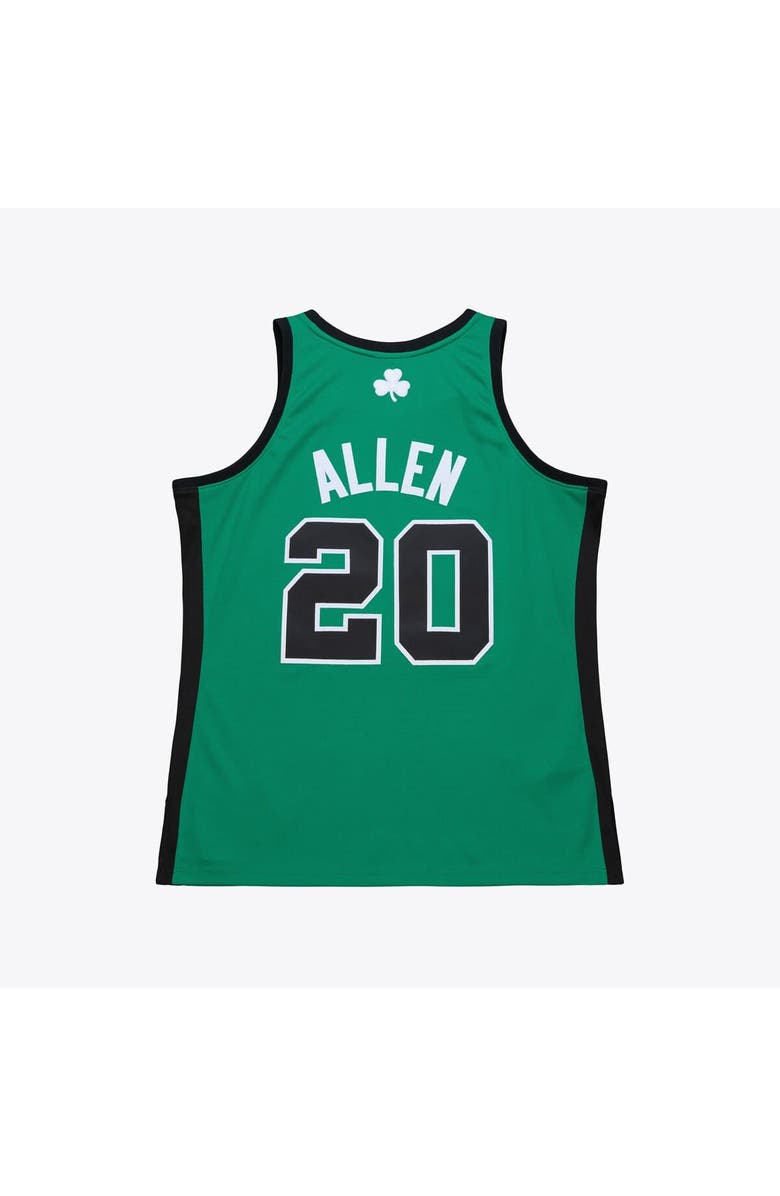 Mitchell & Ness Men's Mitchell & Ness Ray Allen Kelly Green Boston Celtics 2007-08 Hardwood Classics Authentic Jersey, Alternate, color, Kelly Green