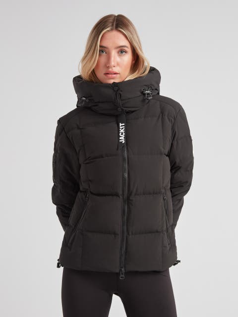 EZ Boxed Racer Hooded Puffer Coat