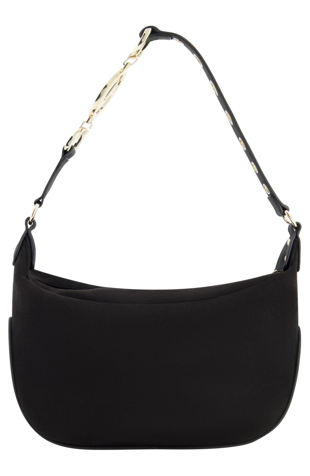 True Religion Horseshoe Link Shoulder Bag, Alternate, color, Black