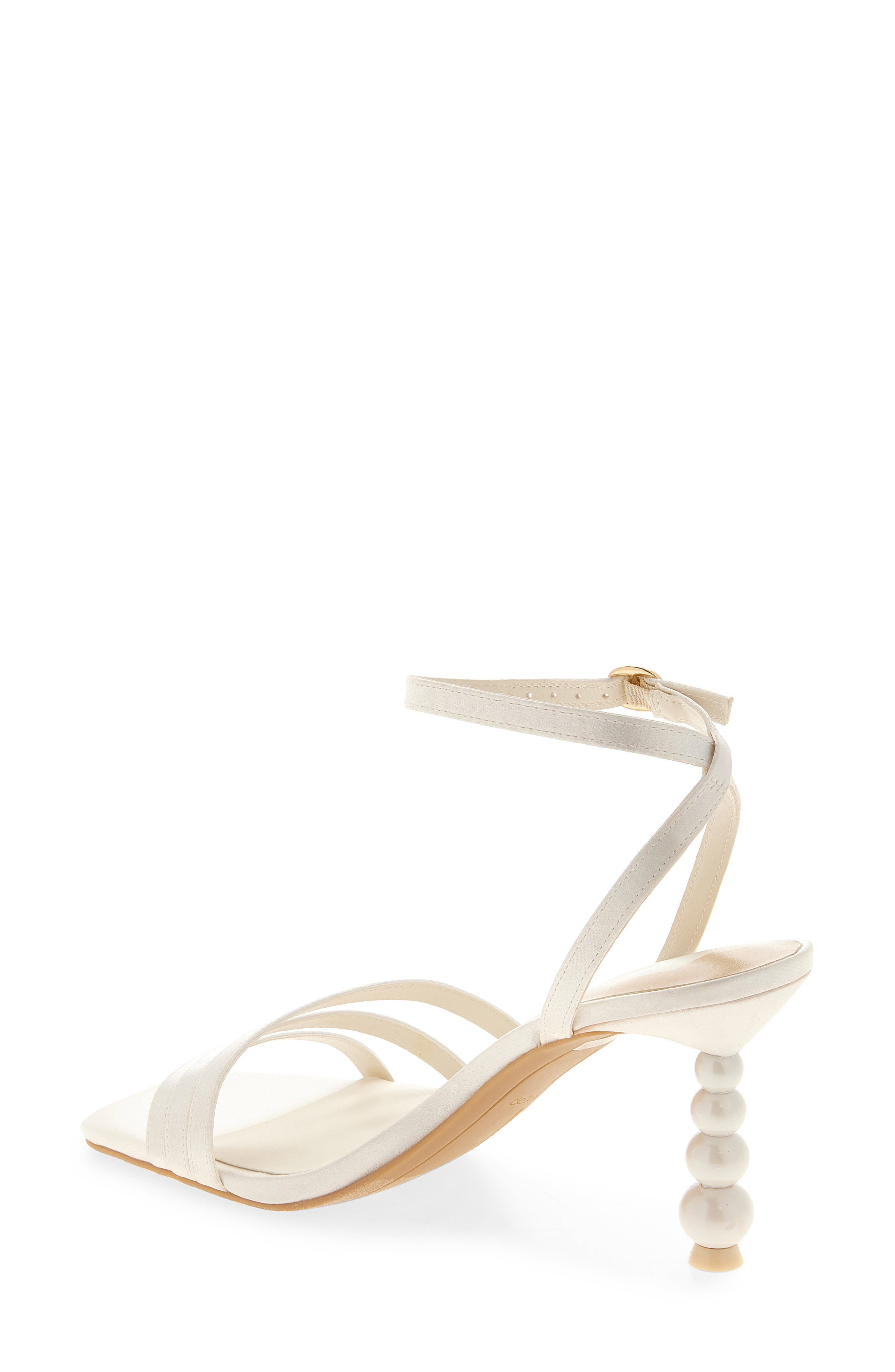 Dolce Vita Hanley Sandal, Alternate, color, White Satin