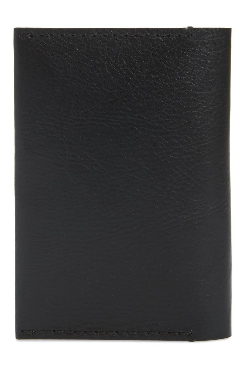 The Leather Passport Case, Alternate, color, TRUE BLACK