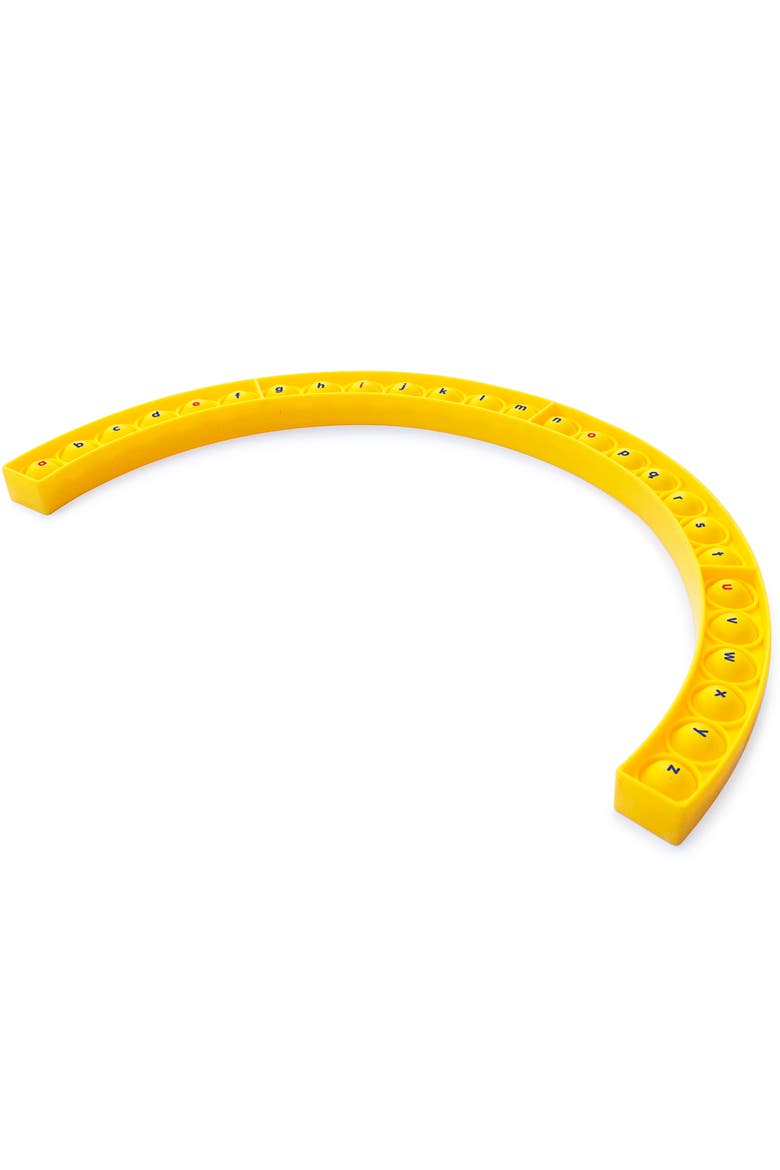 Alphabet Arc Bubble Board, Alternate, color, Multicolored