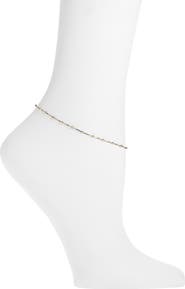 ARGENTO VIVO Ball Station Anklet