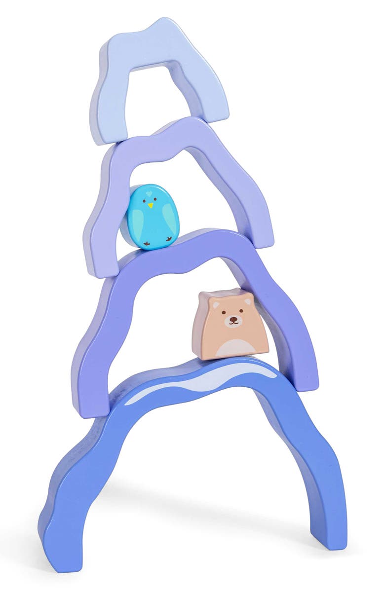 Hape Nature Scene Stacking Blocks, Alternate, color, Multi