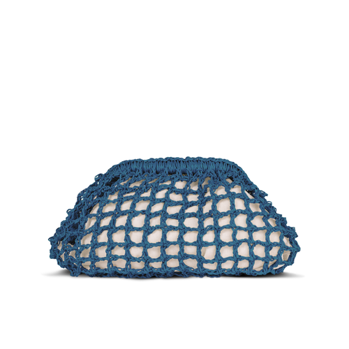 Tin Marin Ola Crochet Clutch In Blue
