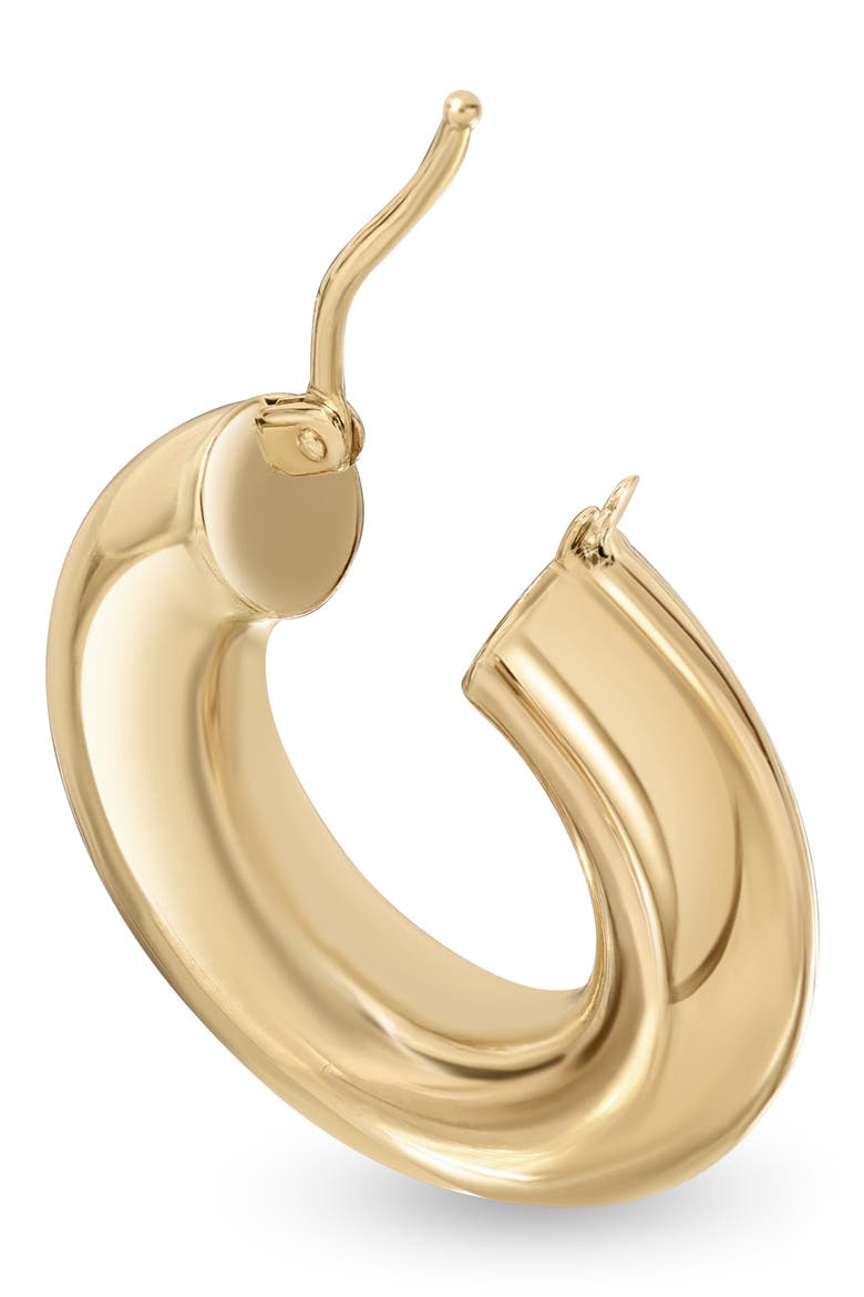 14K Gold Chunky Hoop Earrings (Online Trunk Show), Alternate, color, 14KY