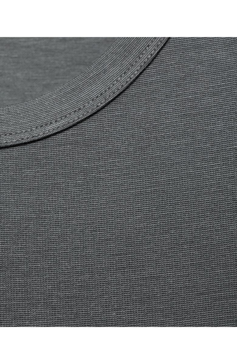 MANGO Belted Sleeveless Midi Dress, Alternate, color, Medium Heather Grey