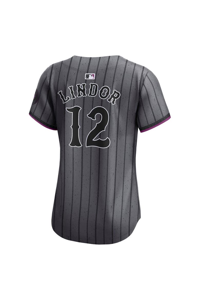 Women's Nike Francisco Lindor Gray New York Mets City Connect Limited Jersey, Alternate, color, Gray