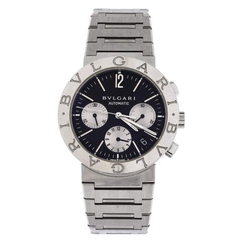 Bvlgari Bvlgari Chronograph Automatic Watch Stainless Steel 38