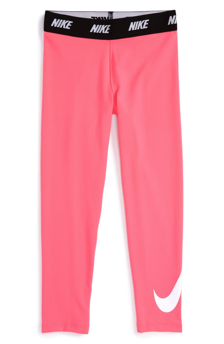 Nike Graphic Dri-FIT Leggings, Main, color, Hyper Pink
