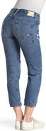AG Ex-Boyfriend Distressed Slim Crop Jeans