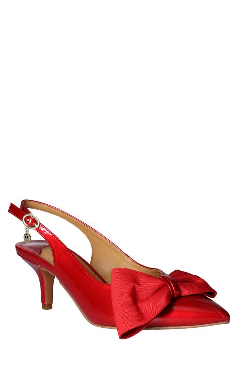 J.Renée Devika Slingback Pointed Toe Pump (Women)