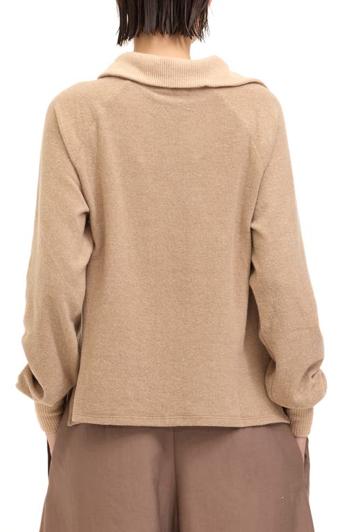 Project Social T Slow Morning Pullover In Camel