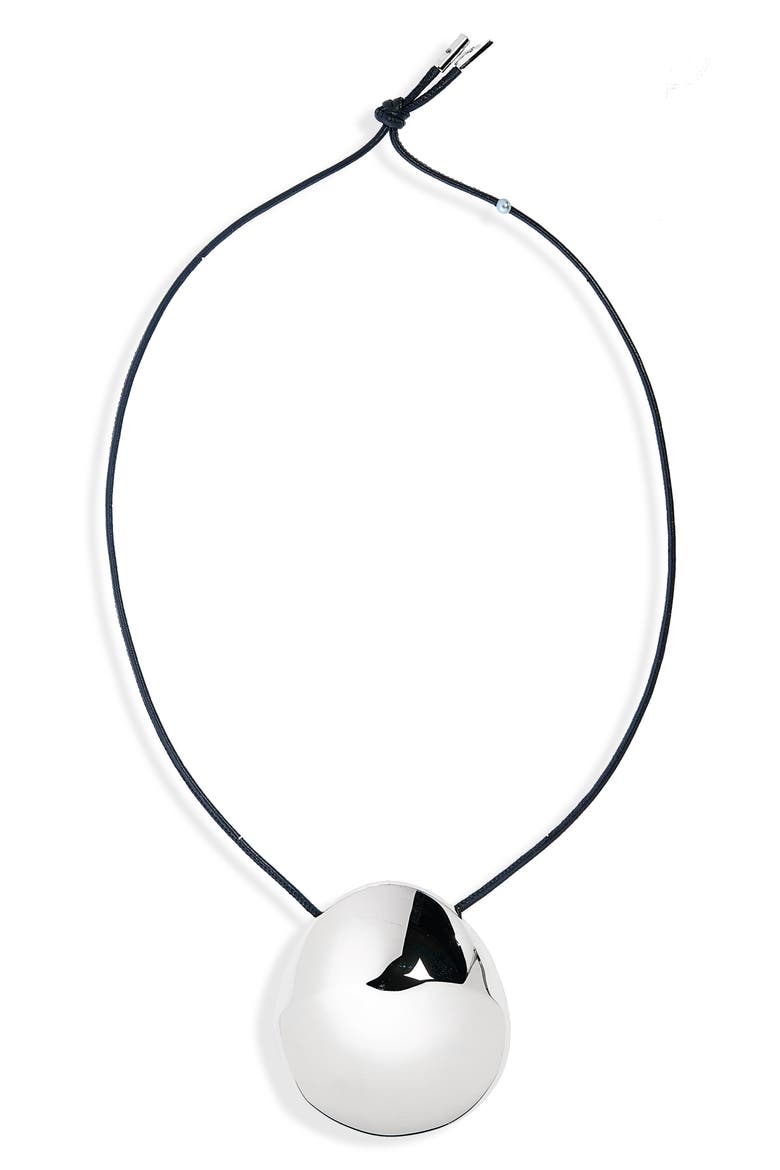 Dual Purpose Dome Necklace or Brooch, Main, color, ARGENT 2