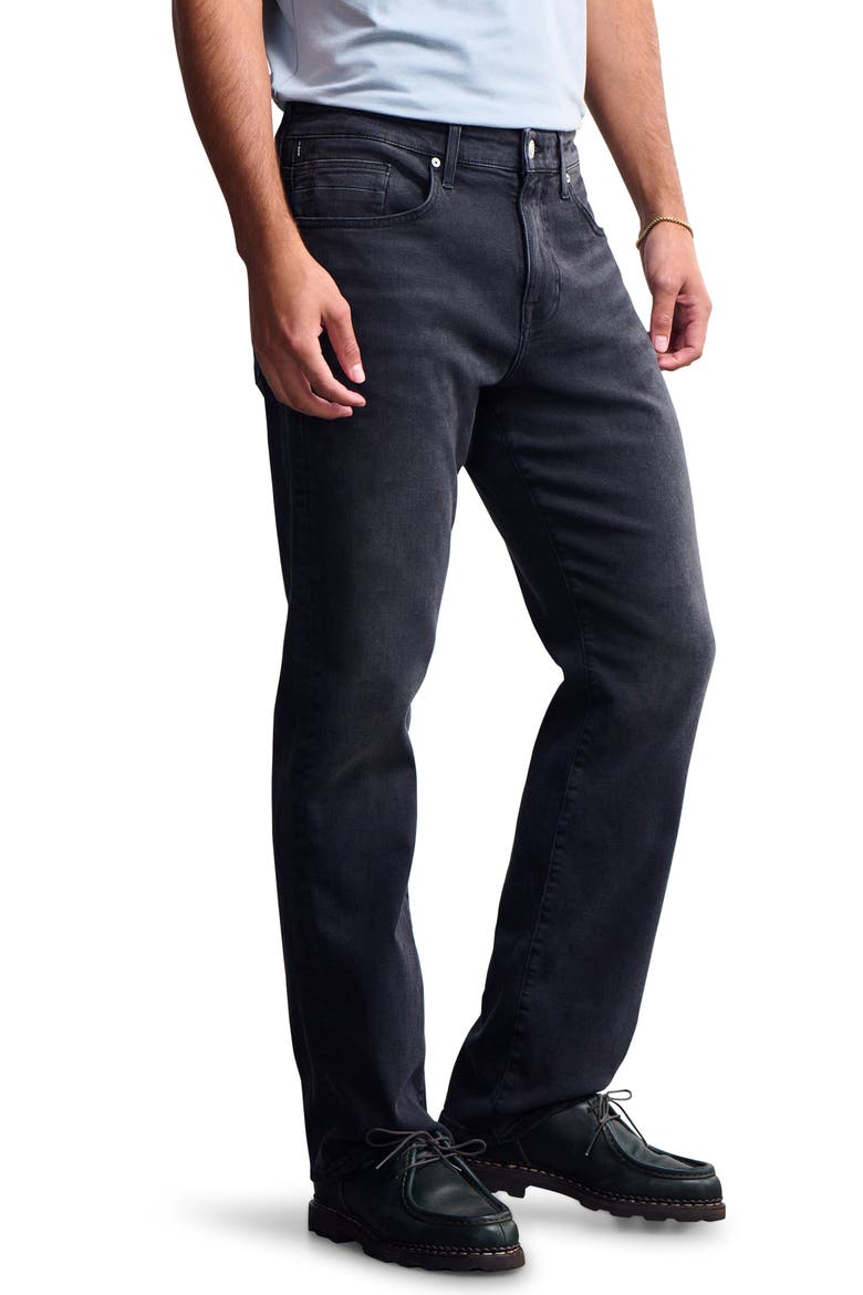Roam Relaxed Straight Leg Jeans, Alternate, color, SMOKE DENIM