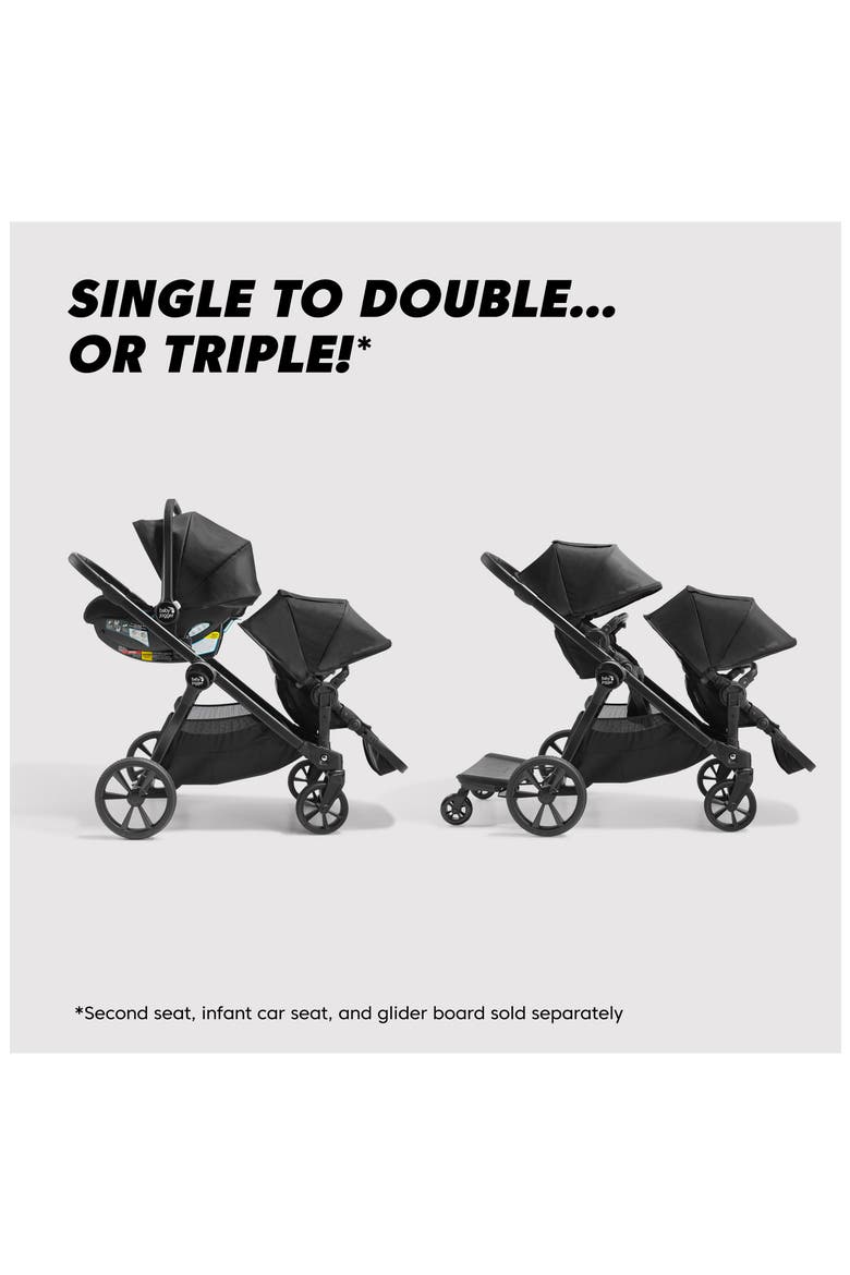 City Select® 2 Collection Convertible Stroller, Alternate, color, LUNAR BLACK