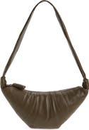 Lemaire Medium Croissant Leather Shoulder Bag