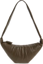 Lemaire Medium Croissant Leather Shoulder Bag