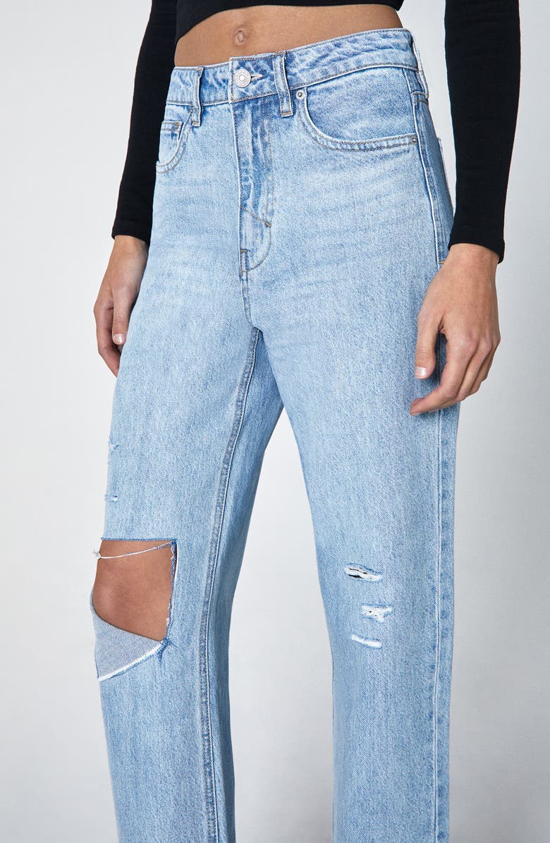 Unpublished Paloma High Waist Straight Leg Jeans, Alternate, color, 