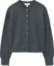 & Other Stories Crewneck Wool & Cotton Cardigan