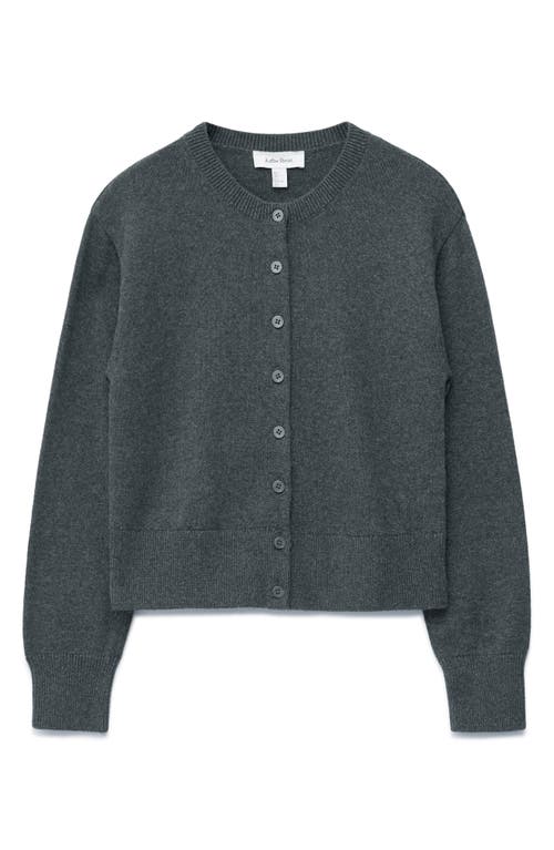 & Other Stories Crewneck Wool & Cotton Cardigan In Gray