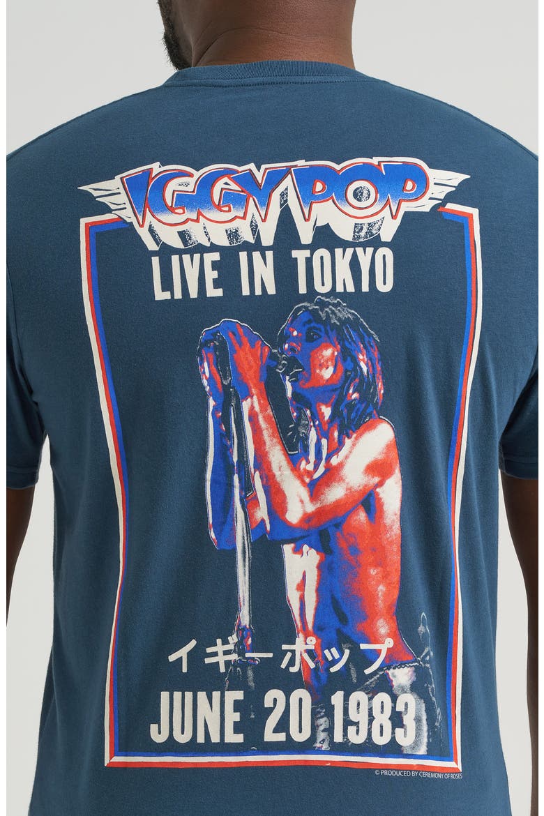 Iggy Pop Graphic T-Shirt, Alternate, color, MIDNIGHT NAVY