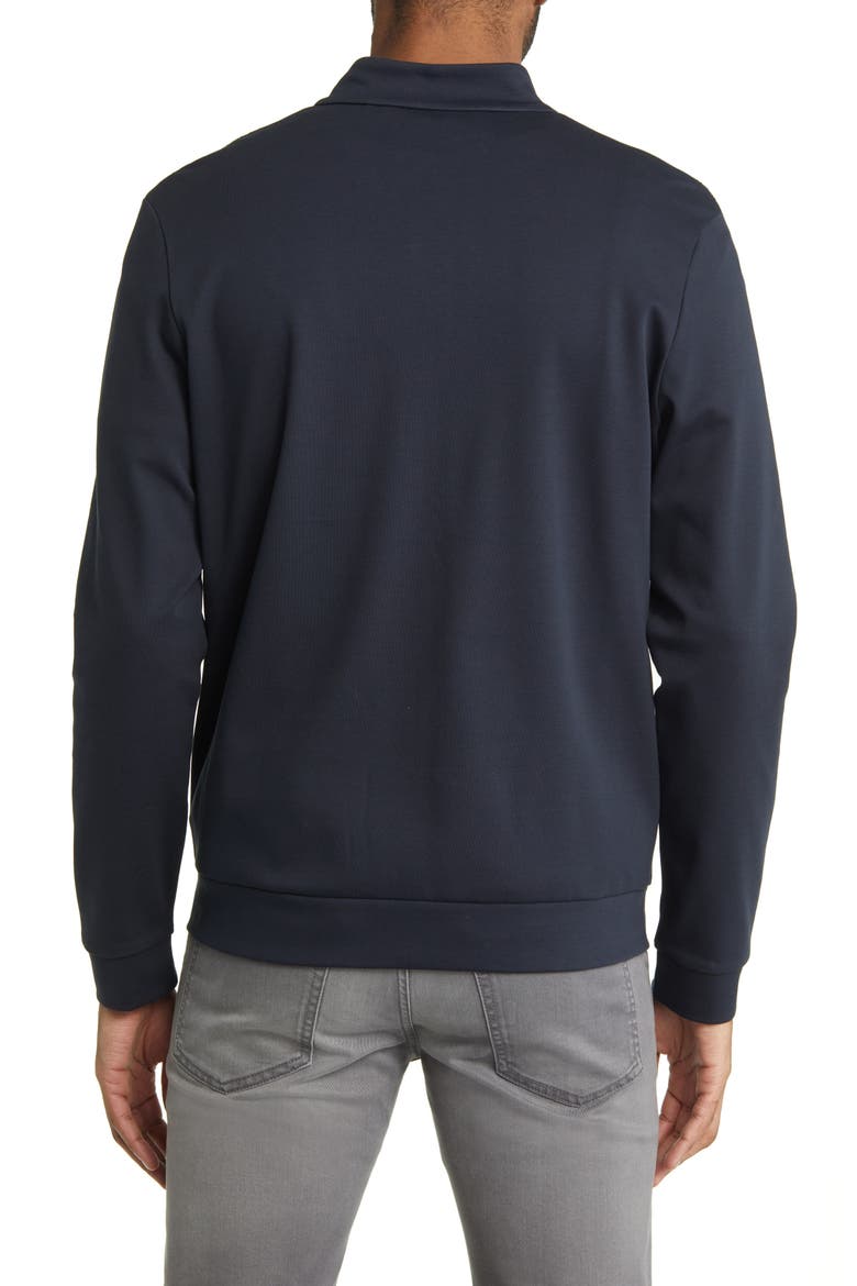 Skiles Cotton Zip-Up Jacket, Alternate, color, DK BU