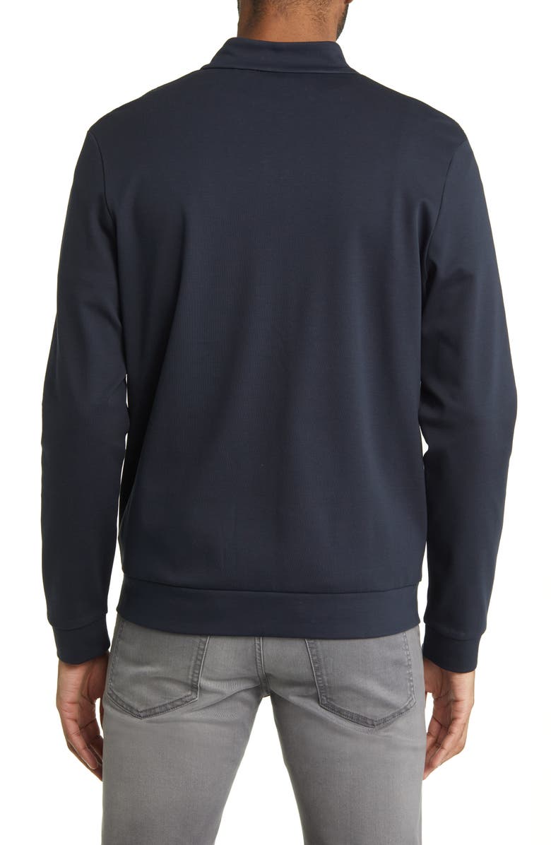 BOSS Skiles Cotton Zip-Up Jacket, Alternate, color, 