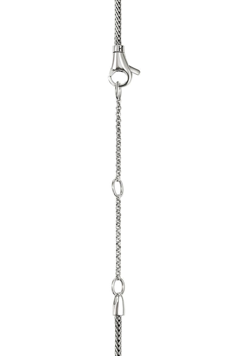 Infinite Love Knot 14k Gold & Sterling Silver Pendant Necklace, Alternate, color, SILVER