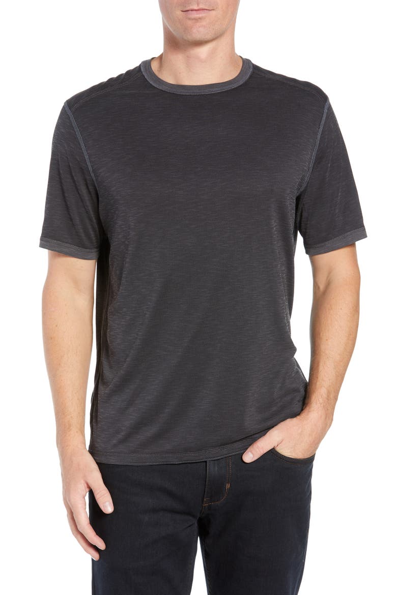 Flip Tide Reversible T-Shirt, Alternate, color, BLACK