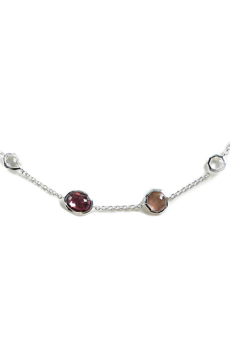 Ippolita Wonderland Mini Gelato Necklace, Alternate, color, Zinnie