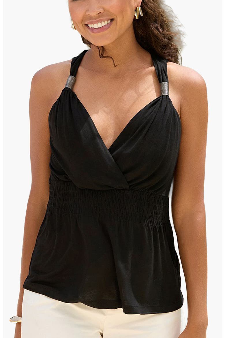 Strap Detail Top, Main, color, Black