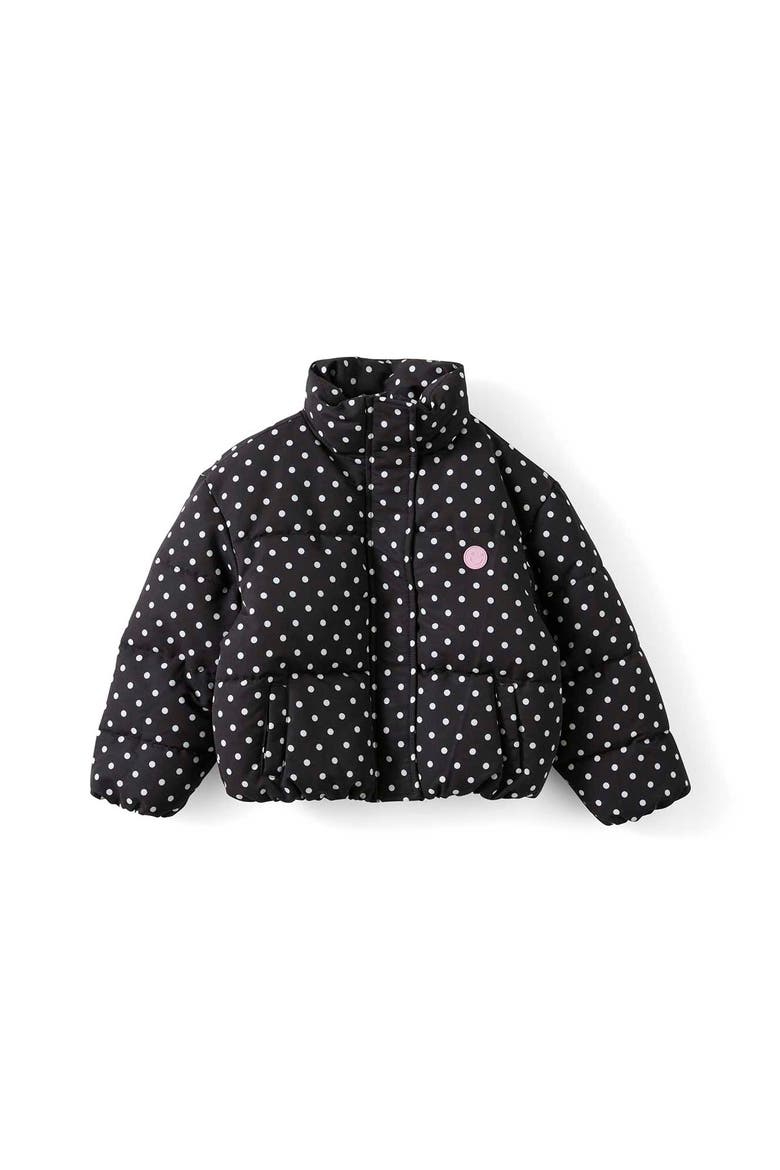 Kid's Active Puffer Jacket, Main, color, Black Vanilla Spot