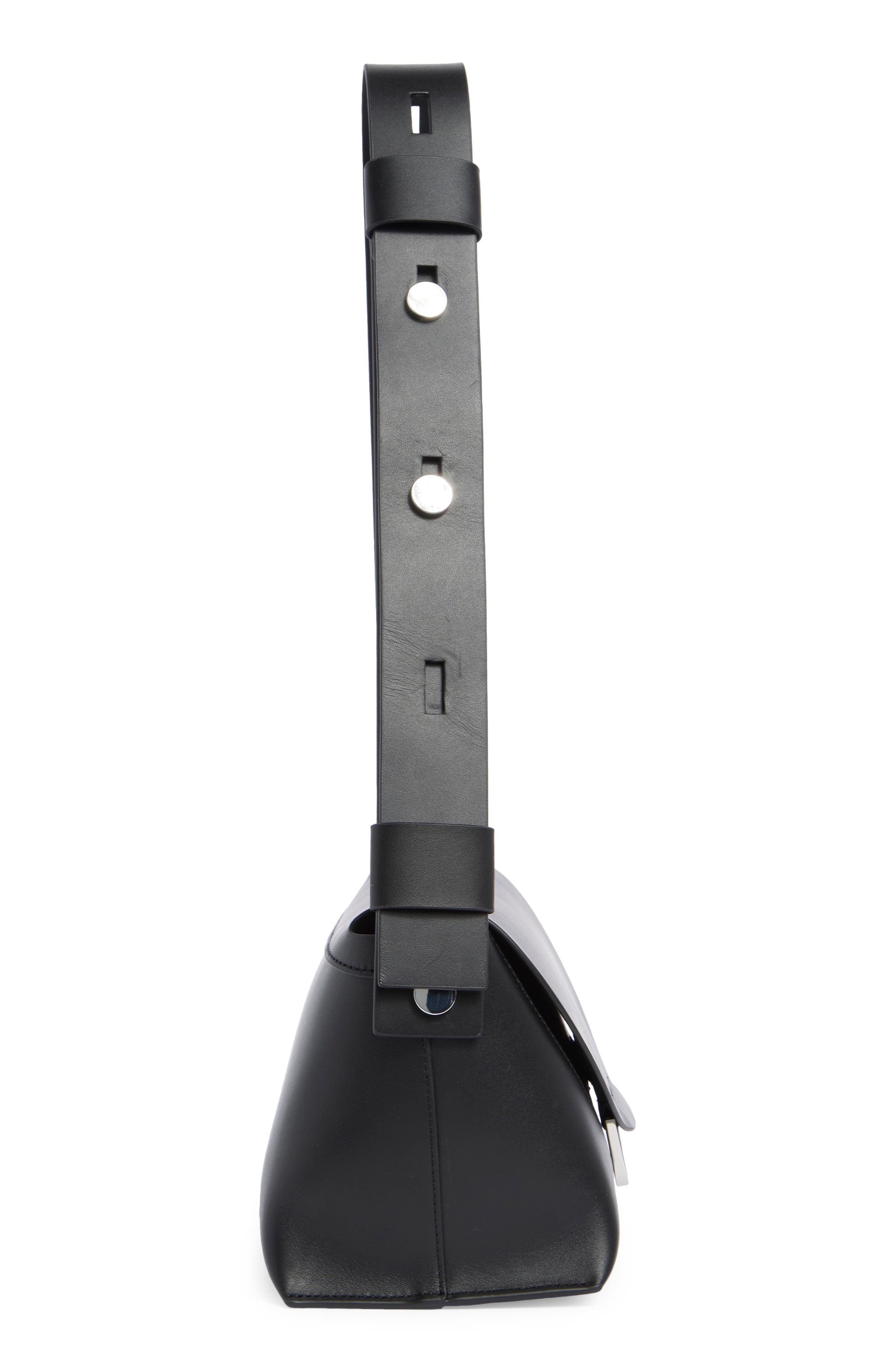 AllSaints Celeste Shoulder Bag, Alternate, color, Black