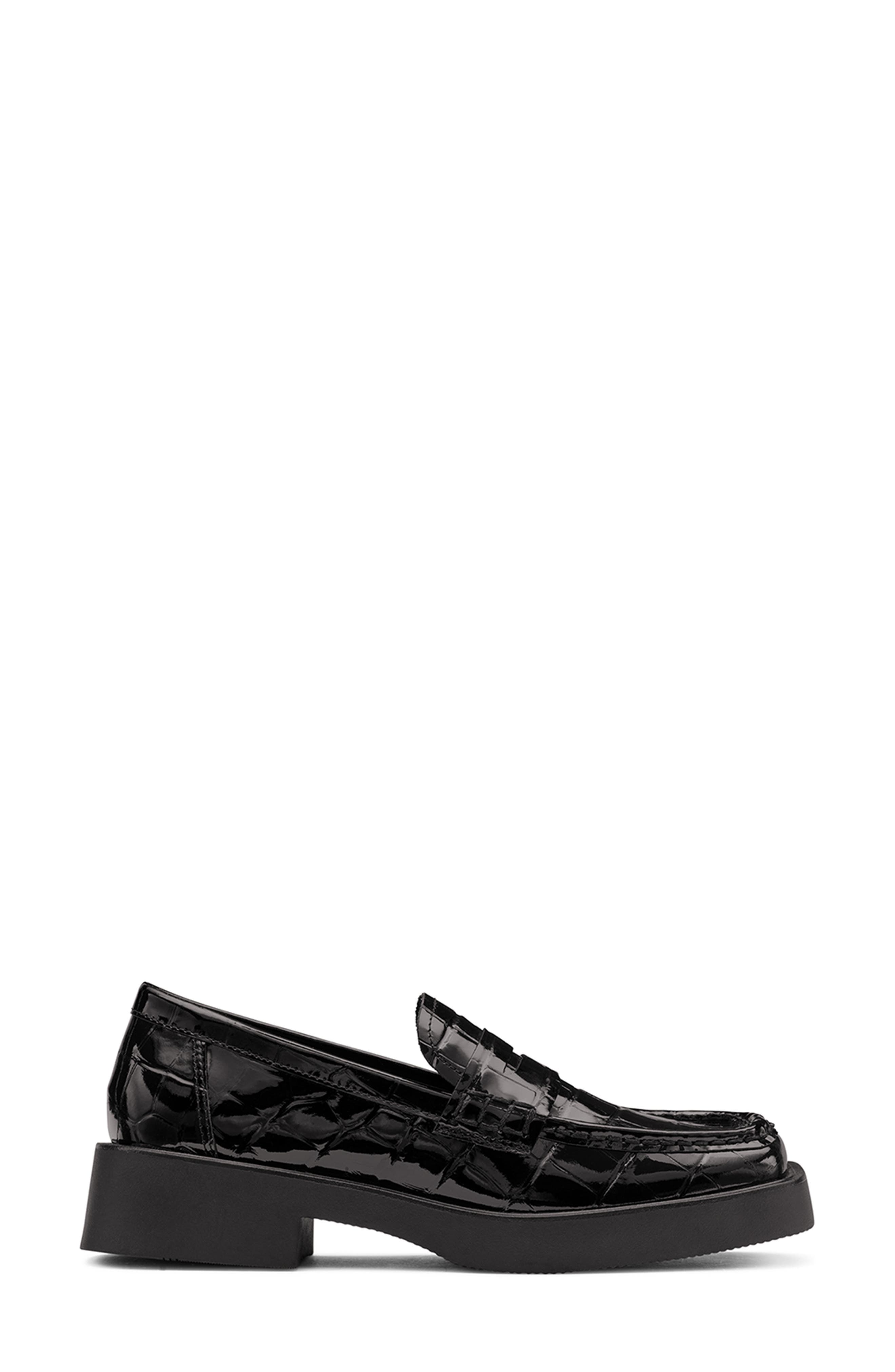 G.H.BASS Bowery Croc Embossed Loafer, Alternate, color, 