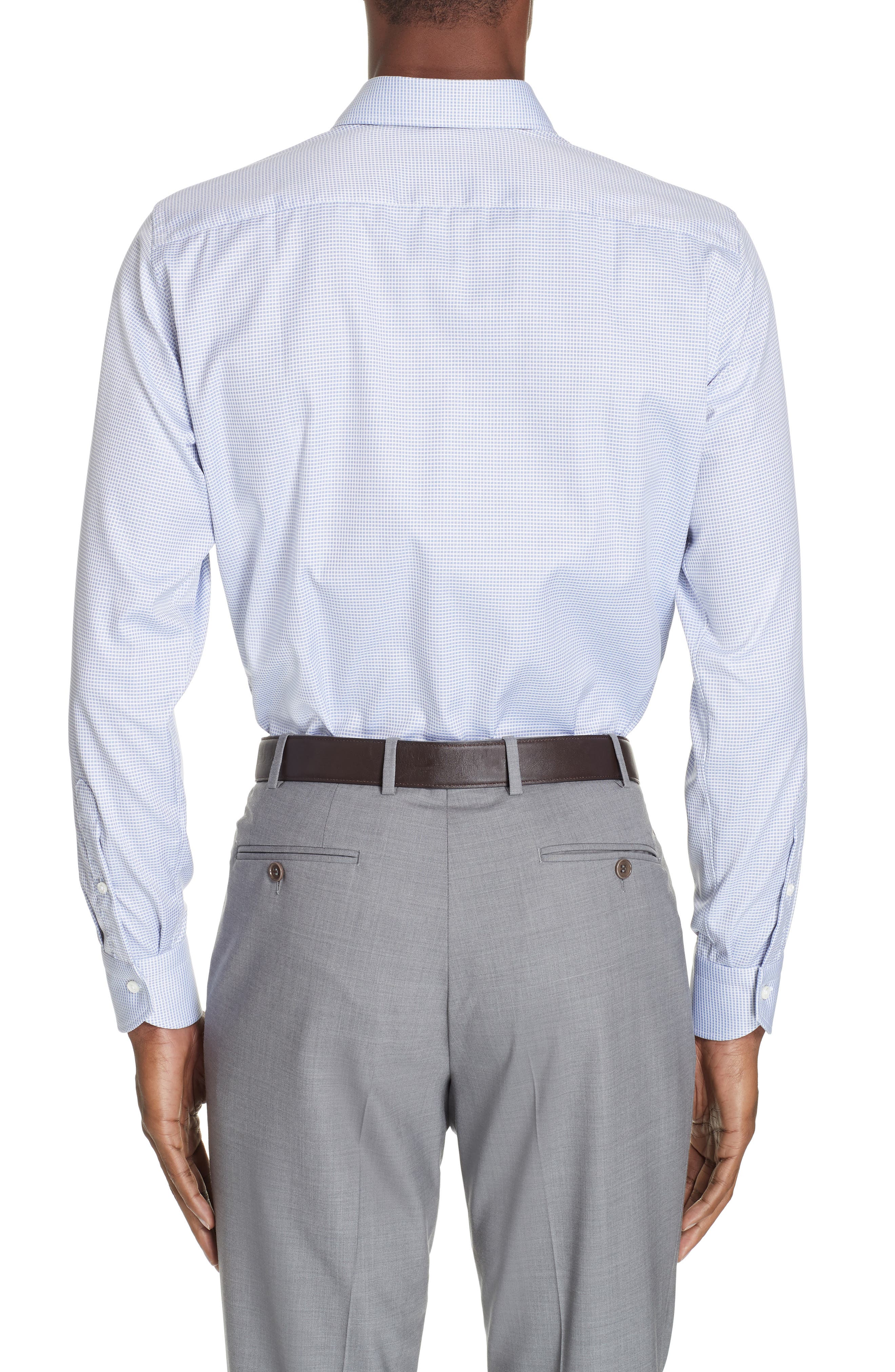 Canali Regular Fit Check Dress Shirt (Men) | Nordstrom