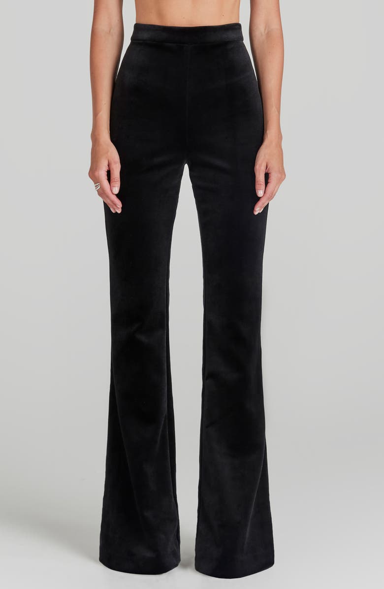 NADINE MERABI Davina Flare Pants, Main, color, Black
