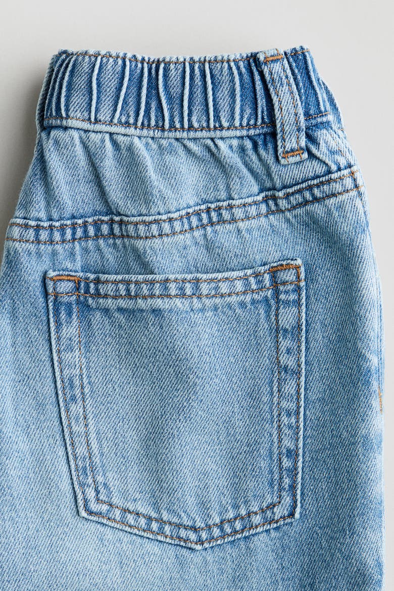 Loose Fit Jeans, Alternate, color, Light denim blue/dinosaurs