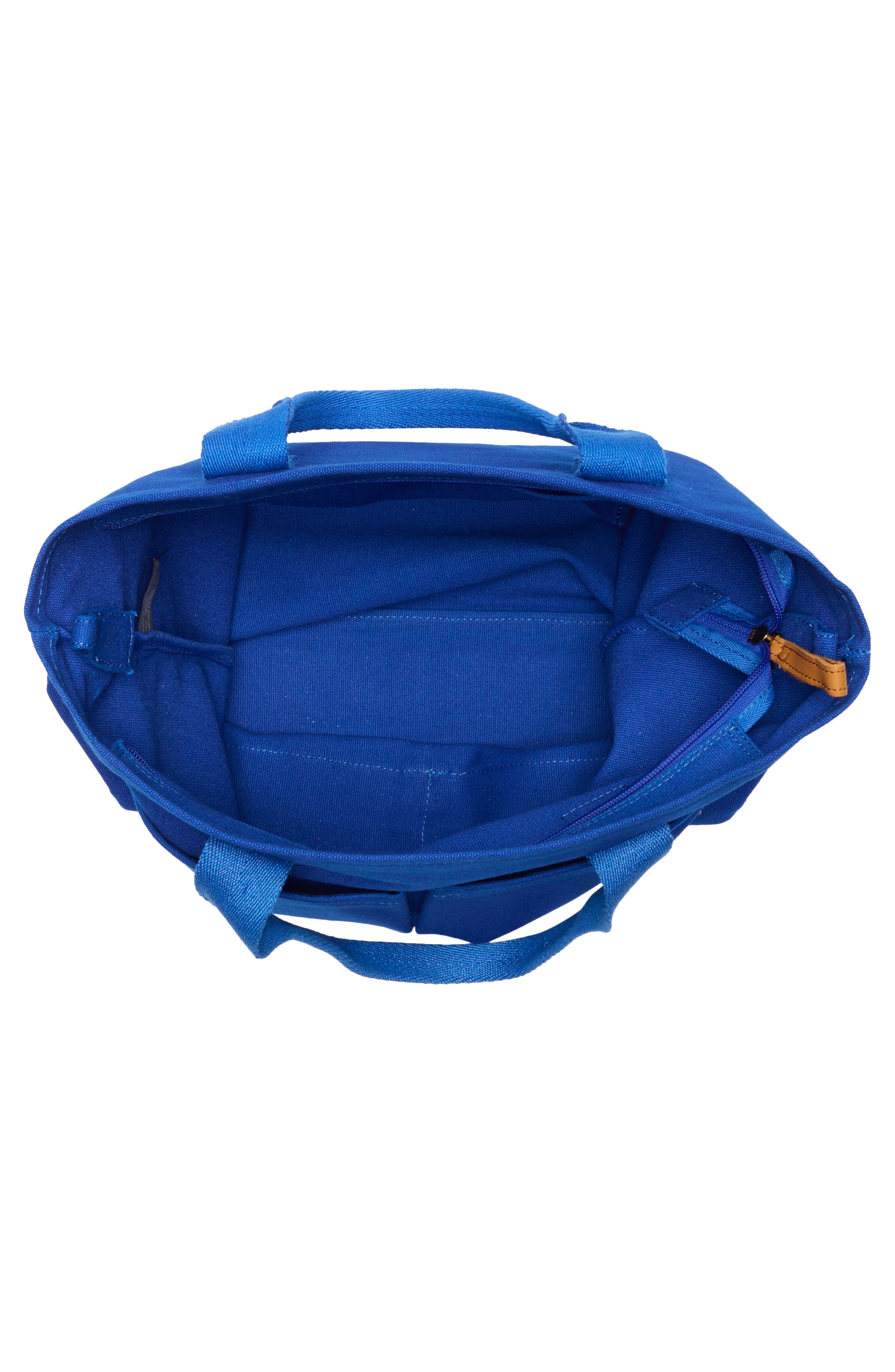 Kylee Canvas Tote Bag, Alternate, color, NATURAL/ ROYAL