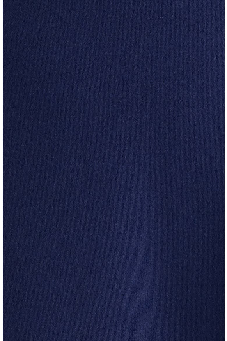 Twist Neck A-Line Midi Dress, Alternate, color, DEEEP NAVY