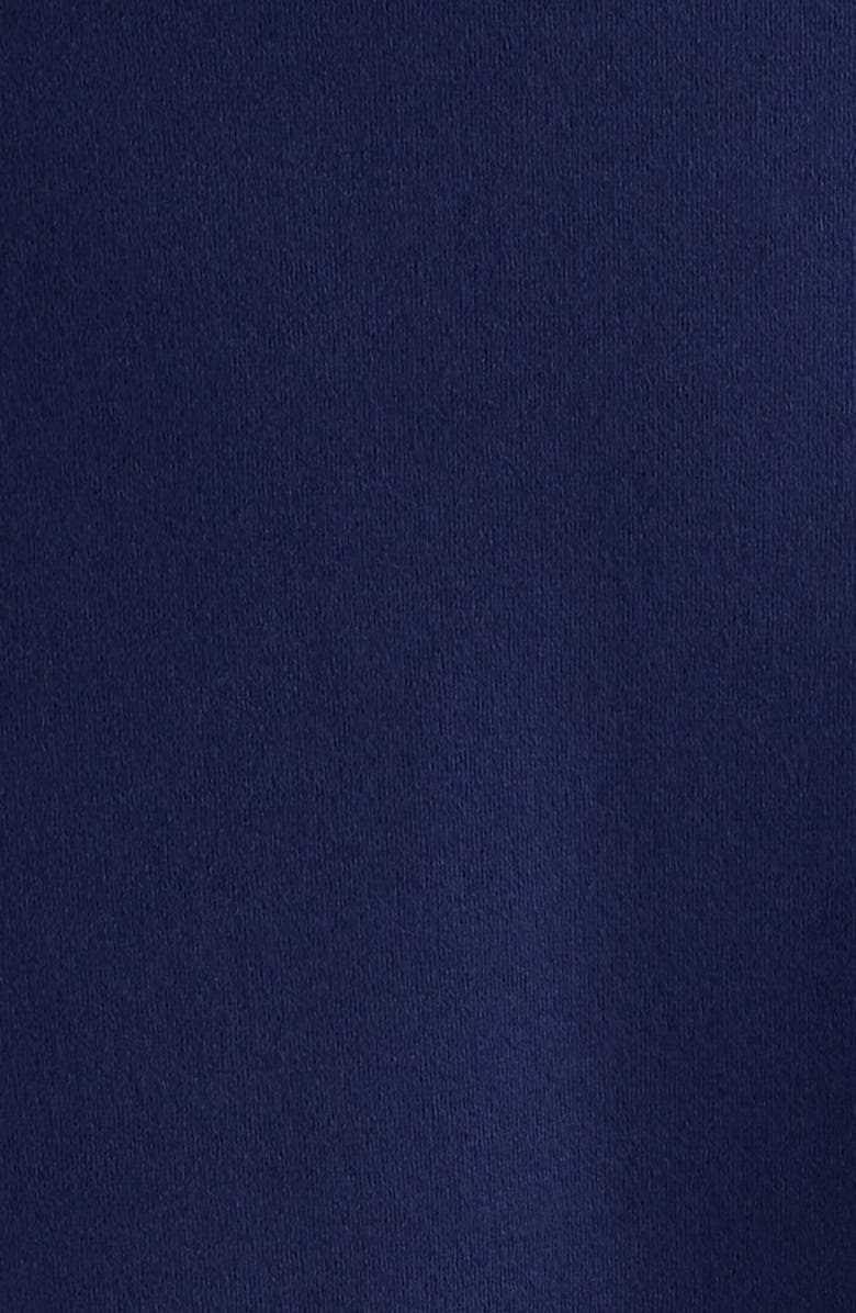 Anne Klein Twist Neck A-Line Midi Dress, Alternate, color, Deeep Navy