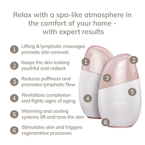 Geske Smartappguided Cool & Warm Eye & Face Massager | 7 In Silver