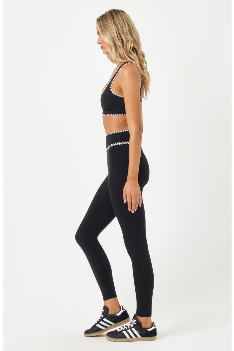 Heartbreaker High Waist Performance Leggings, Alternate, color, BLACK