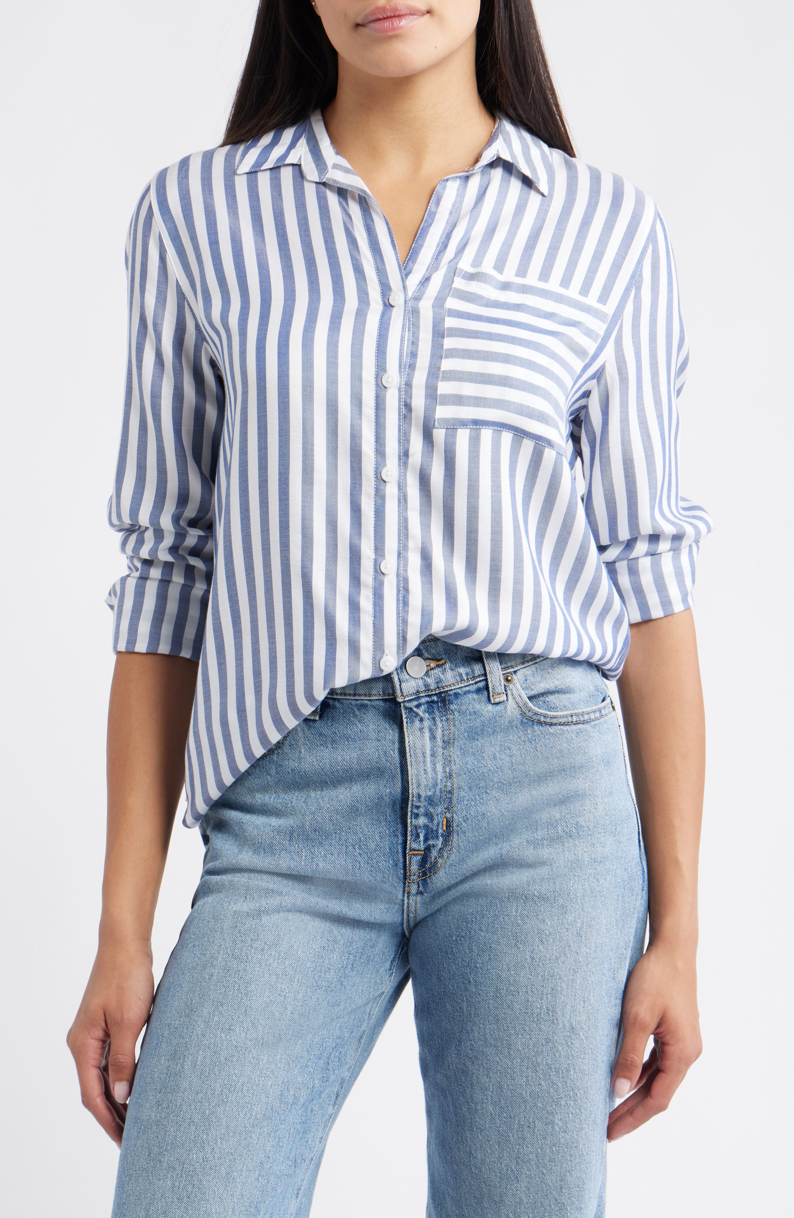 Eden Long Sleeve Button-Up Shirt - image 3