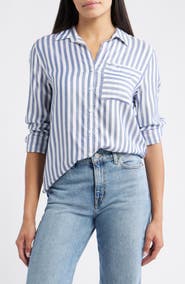 beachlunchlounge Eden Long Sleeve Button-Up Shirt